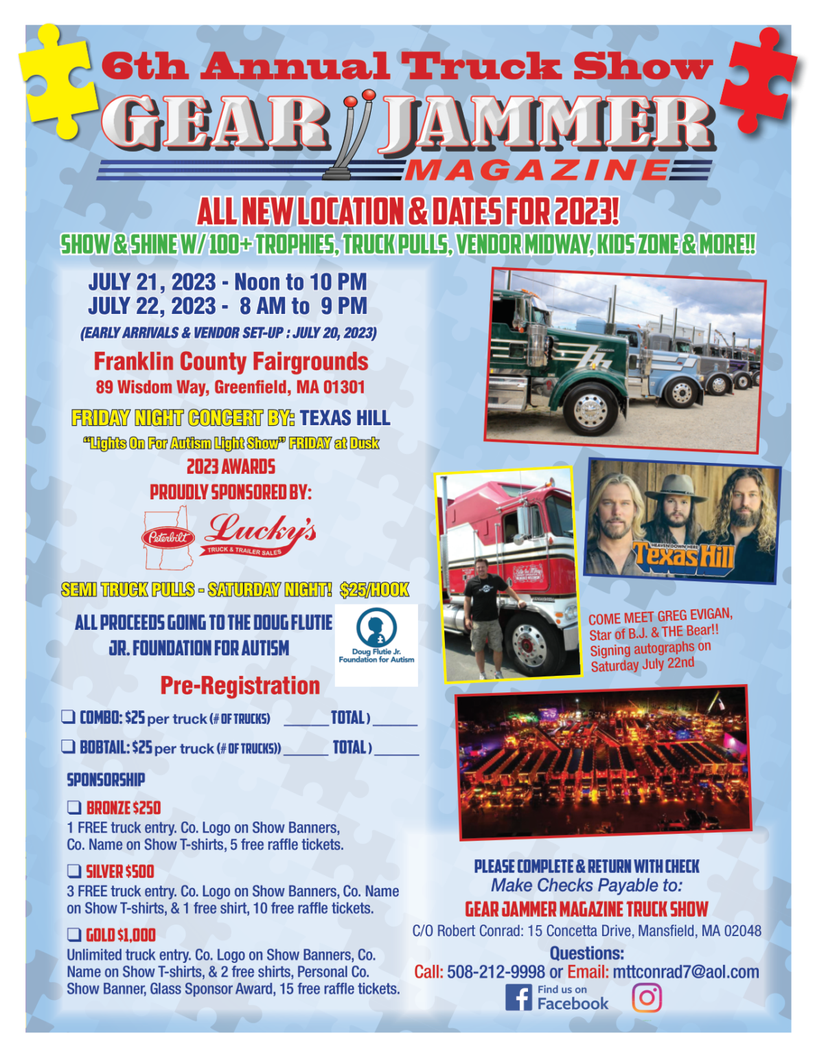 6th ANNUAL GEAR JAMMER MAGAZINE TRUCK SHOW….JULY 2122 2023